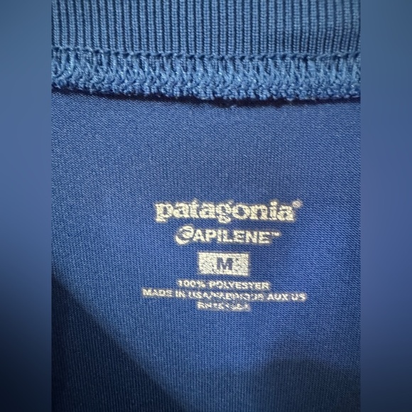 Patagonia Blue Men's Capilene Cool Trail Shirt - Picture 4 of 6